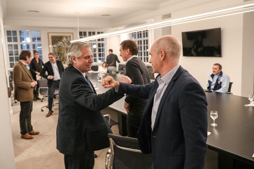 Alberto Fernandez recibió al jefe a Larreta y a referentes de Salud e Infancia
