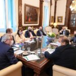 El presidente se reunió con directivos de Soychú para coordinar asistencia por el frigorífico incendiado en Entre Ríos