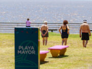 Buenos Aires Playa al al aire libre en la Ciudad y cargado de actividades