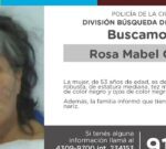 La Policía de la Ciudad solicita colaboración en la búsqueda de Rosa Mabel Cuevas