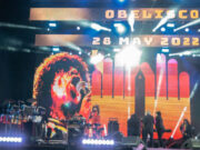 Show gratuito de la “Mona” Jiménez en el obelisco porteño