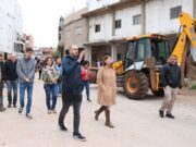 Dionisio Scarpin recorrió el Barrio 20 de la Ciudad