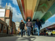 Funcionarios de la Ciudad recorrieron las obras del bajo