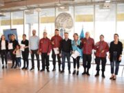 Oficiales de la Policía de la Ciudad firmaron escrituras de sus viviendas en el Barrio Olímpico