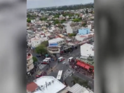 Terrible choque entre un camión y un colectivo en Villa Devoto