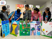 Exposición con obras para chicos y chicas en la Ciudad