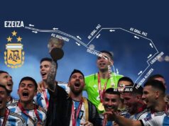 El recorrido que realizarán los Campeones del Mundo