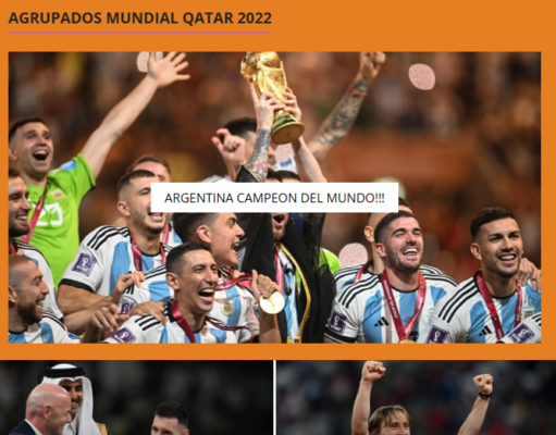 La Cobertura completa del Mundial que le dio suerte a la Selección fue la de Medios Agrupados