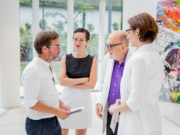 Inauguran una nueva muestra de Luis Felipe Noé