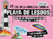 7M Día de la Visibilidad Lésbica frente a la Casa de la Provincia de Buenos Aires
