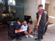 Efectivos policiales lograron atrapar a una banda que robaba edificios