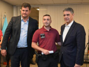 Jorge Macri visitó la Sede Central de la Policía de la Ciudad junto a Eugenio Burzaco