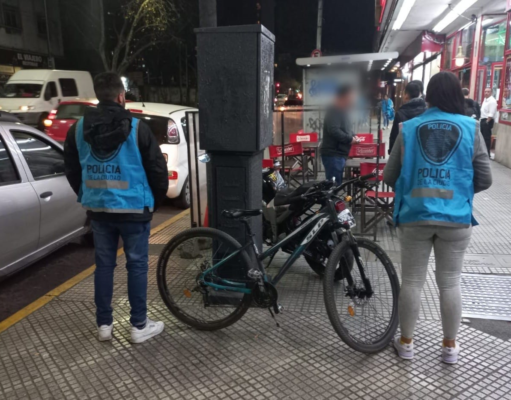 Recuperan una bicicleta robada en el barrio porteño de Belgrano