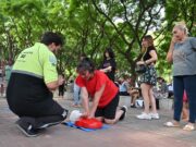 Segunda jornada Masiva de Reanimación Cardiopulmonar en los bosques de Palermo