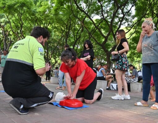 Segunda jornada Masiva de Reanimación Cardiopulmonar en los bosques de Palermo