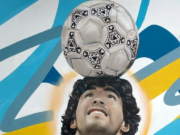 Un nuevo Mural de Maradona en su casa de Villa Devoto