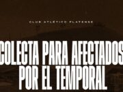 Platense y una mirada solidaria a las víctimas del temporal en Saavedra