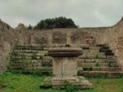Interior del Templo de Asclepio (Júpiter Meiliquio) en Pompeya