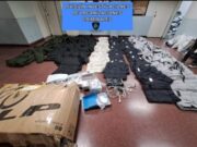 Incautan 850 prendas de contrabando en Villa Lugano