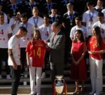 El Rey Felipe VI recibió a la selección española tras la conquista de la Eurocopa