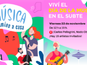 El subte se llena de música: Recital en Carlos Pellegrini por el Día de la Música