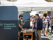 Jorge Macri supervisó las obras de la primera plaza en Villa Santa Rita