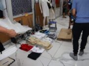 Vecinos y comerciantes celebran el desalojo de manteros en Avellaneda