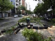Sin inundaciones pese a la tormenta el drenaje de la Ciudad resistió