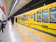 La Línea B incorporará trenes con cámaras y pantallas informativas