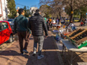 La Ciudad desalojó a los manteros del Parque Saavedra