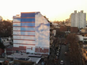El mural que trajo el cielo a Chacarita