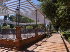 Restauraron el Patio Andaluz del Rosedal