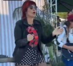 Fabi Cantilo estuvo en Cariló dando un recital