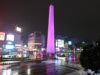 La Ciudad celebra con luces violetas la hazaña gamer argentina