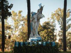 Buenos Aires se viste de celeste y blanco para vivir el Mundial