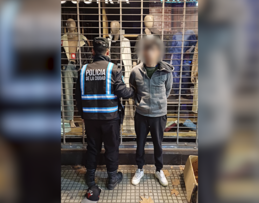 Cayó delincuente con 10 antecedentes luego de un asalto en Palermo