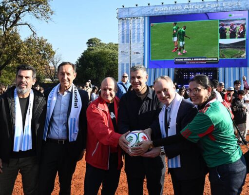 La Ciudad inauguró el Fan Fest del Mundial 2026 en Palermo