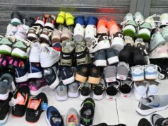 Secuestran 2.700 pares de zapatillas de contrabando en Retiro