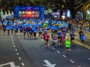 Palermo fue escenario de una multitudinaria carrera por el Día de la Independencia.