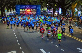 Palermo fue escenario de una multitudinaria carrera por el Día de la Independencia.