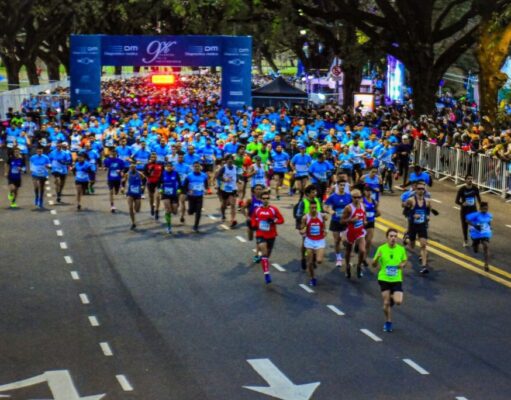 Palermo fue escenario de una multitudinaria carrera por el Día de la Independencia.