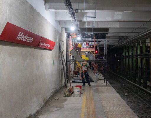 La estación Medrano cierra por obras desde el 31 de agosto