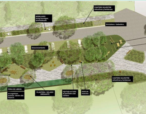 Parque Centenario: mejorarán uno de sus accesos principales