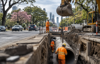 La Ciudad refuerza el sistema pluvial en Palermo