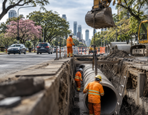La Ciudad refuerza el sistema pluvial en Palermo