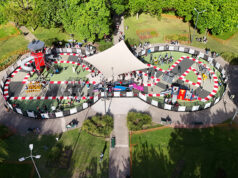 La Plaza Villa Real estrenó un patio de juegos inspirado en la Fórmula 1