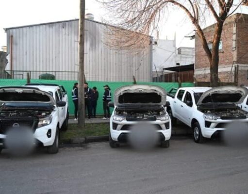Tres detenidos por el robo de camionetas en Retiro