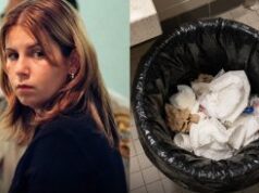 Esta mujer dio a luz en un baño durante una fiesta, luego tirò el bebè a la basura y volviò al baile de graduaciòn
